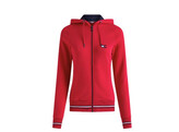 Zip-thru hoody women red XS