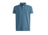 Embroidery logo polo men petrol M