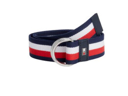 Tommy Global Vegan Belt Stripe Women