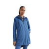 Waterproof Long Perf Rain Jacket Blue coast XS