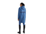 Waterproof Long Perf Rain Jacket Blue coast XS