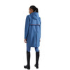 Waterproof Long Perf Rain Jacket Blue coast S