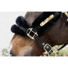 Nylon Sheepskin halter Soft Black Pony