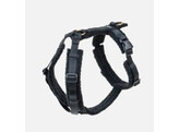 Dog Harness active teddy fleece black XL 48-70cm