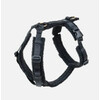 Dog Harness active teddy fleece black XXS 14-22cm