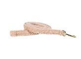 Dog lead Teddy Fleece beige S 120cm