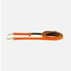 Plaited Nylon dog lead orange size S 2m