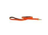 Plaited Nylon dog lead orange size S 120cm