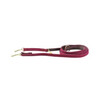 Plaited Nylon dog lead bordeaux size S 2m