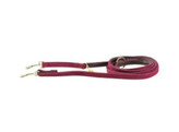 Plaited Nylon dog lead bordeaux size S 2m