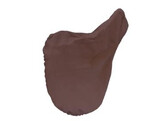 Saddle cover dressage brown