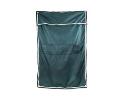 Stable curtain with pockets dark green