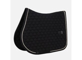 Saddle Pad onion quilt rubber logo jumping black