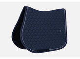 Saddle Pad onion quilt rubber logo jumping navy