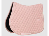 Saddle Pad onion quilt rubber logo jumping old rose