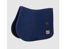 Saddle Pad fishbone competiton with 2 numbers jumping navy