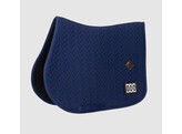 Saddle Pad fishbone competiton with 2 numbers jumping navy