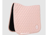 Saddle Pad onion quilt rubber logo dressage old rose