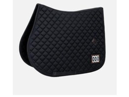 Saddle Pad diamond competiton with 2 numbers jumping black