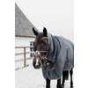 Horse rain coat Hurricane with stirrup holes grey L