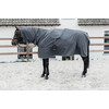 Horse rain coat Hurricane with stirrup holes grey L