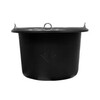 Feed bucket black 25L