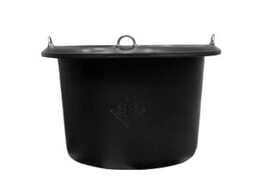 Feed bucket black 25L