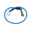 Horse box lead   Cross ties silicone royal blue 90cm