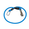 Horse box lead   Cross ties silicone royal blue 70cm