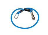 Horse box lead   Cross ties silicone royal blue 70cm