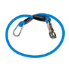 Horse box lead   Cross ties silicone royal blue 140cm