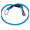 Horse box lead   Cross ties silicone royal blue 120cm