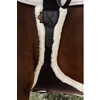 Sheepskin anatomic stud girth black 115 cm