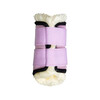 Vegan Sheepskin Turnout boots Unicorn Glitter Old Rose Shetty