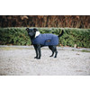 Dog coat pearls navy L 56cm