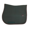 Saddle Pad color edition leather jumping olive green