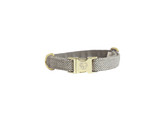 Dog Collar wool beige  XS 25-38cm