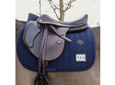 Saddle Pad fishbone competiton show jumping navy