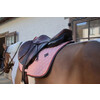 Saddle Pad Onion Quilt Neon Old Rose Leather Dressage