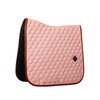 Saddle Pad Onion Quilt Neon Old Rose Leather Dressage