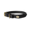 Plaited dog collar XL/BLACK
