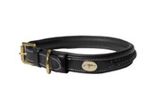 Plaited dog collar XS/BLACK
