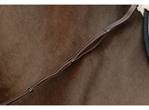 Leather Handle Reins1/2   WO coll   Full/brown