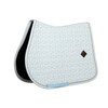 Saddle Pad Velvet Flags Printing SJ Light Blue