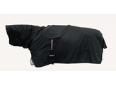 Horse raincoat Hurricane with stirrup holes black size L  6 6-7 0