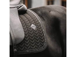 Saddle Pad glitter stone dressage black