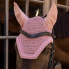 Fly veil Wellington soundless velvet mini pearls old rose