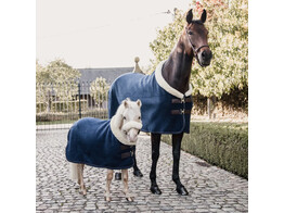Fleece show rug  heavy  navy 80-4 0
