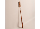 Jumping whip Classy smooth leather light brown 58cm