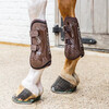 Tendon boots bamboo velcro brown M